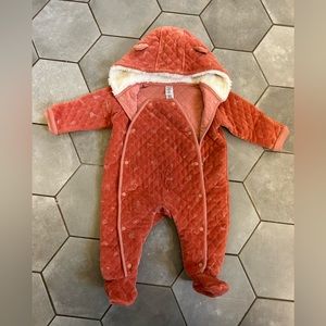 Nordstrom Quilted Puffer Jacket - Rust